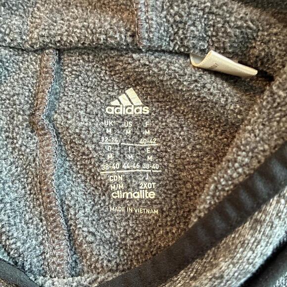 Womens Adidas Climalite Grey Hoodie - Picture 3 of 4